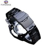 Edelstahl-Armbanduhr mit Automatikwerk, Mondphase & Datumsanzeige: Einzigartig & Stilvoll – Bild 5