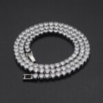 Necklace Iced Tennis Cubic Zircon Rapper Jewelry Hip Hop – Bild 4