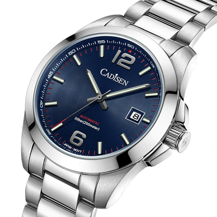 Precision Auto Mech Watch: Reliable, Stylish, Water Resistant w/ SS Case & Band – Bild 1