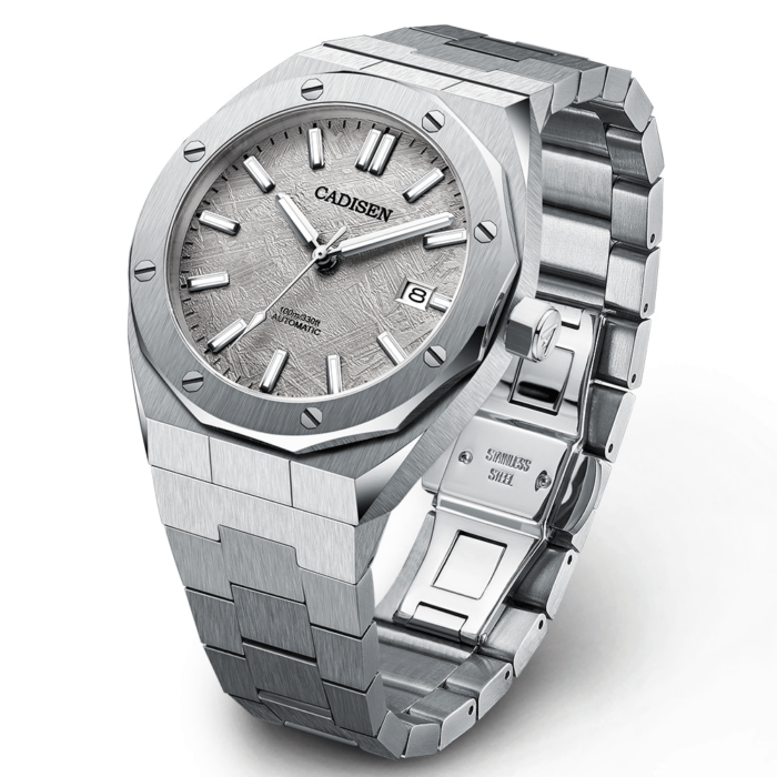 1274969586-1.png CADISEN Automatische Herrenuhr aus Edelstahl mit Mechanischem Uhrwerk - Luxus Fashion Business – Bild 1