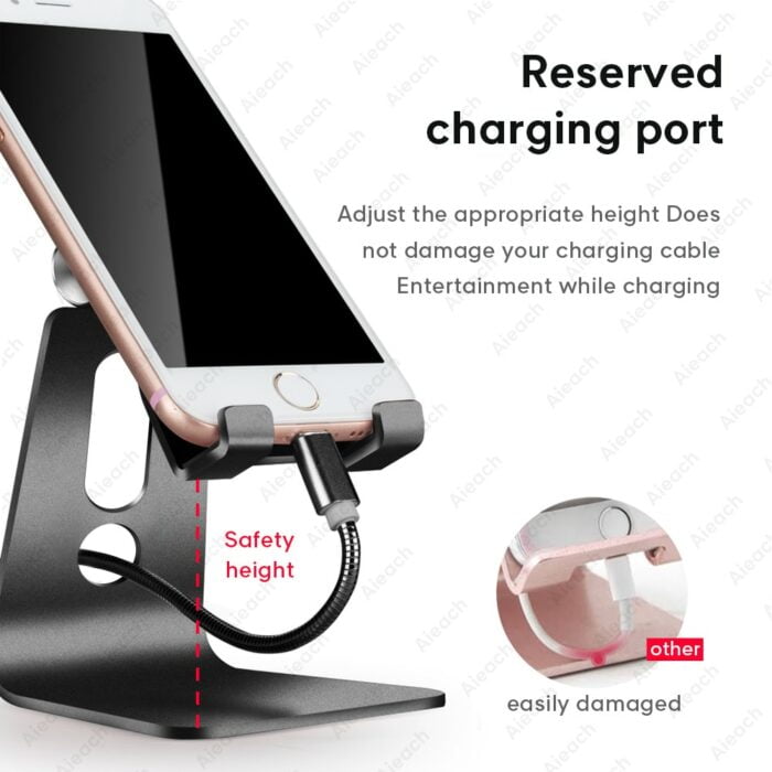 Universal Tablet Stand: Adjustable Viewing for All Devices, Metal Durability & Portable Design für iPad 7,9 9,7 10,5 11 Zoll, Samsung, Xiaomi und Huawei Geräte – Bild 5