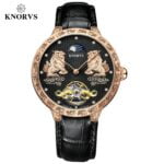 Automatische Sportuhr mit Mondphase, wasserdicht, mechanischem Antrieb und robustem Design – Bild 4