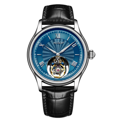 Hochwertige Mechanik: Mechanisches Handaufzugswerk mit langer Gangreserve und langlebigen Materialien