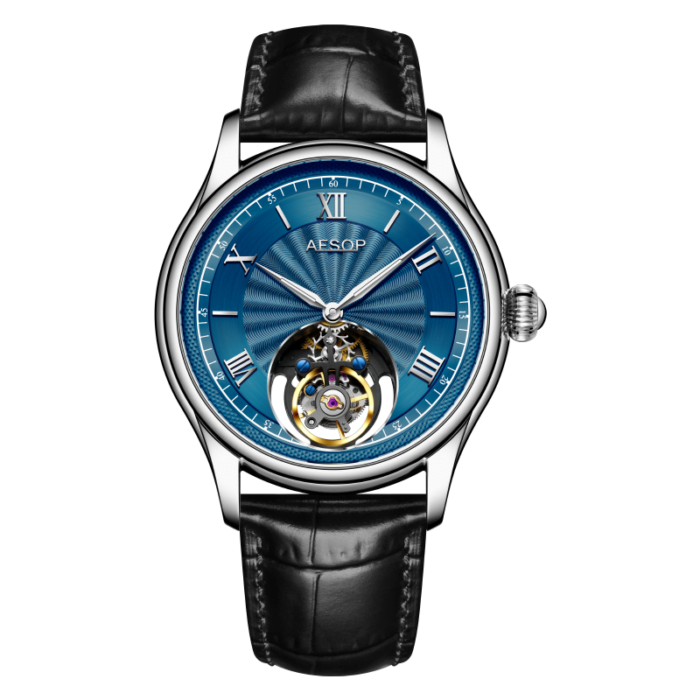 1821452115-1.png Hochwertige Mechanik: Mechanisches Handaufzugswerk mit langer Gangreserve und langlebigen Materialien – Bild 1