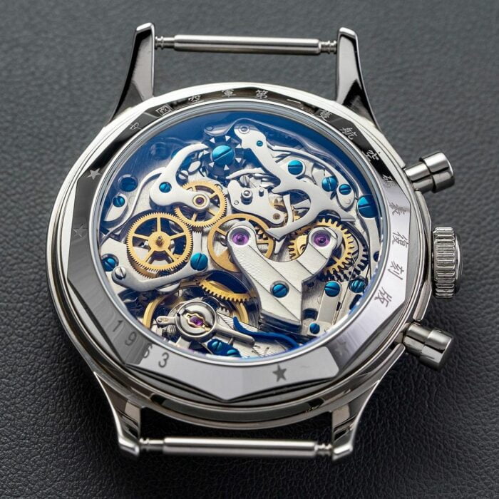 Präzise und langlebig: Pilot Chronograph Mechanical Watches mit 21600 Schlägen und 40 Stunden Gangreserve – Bild 3