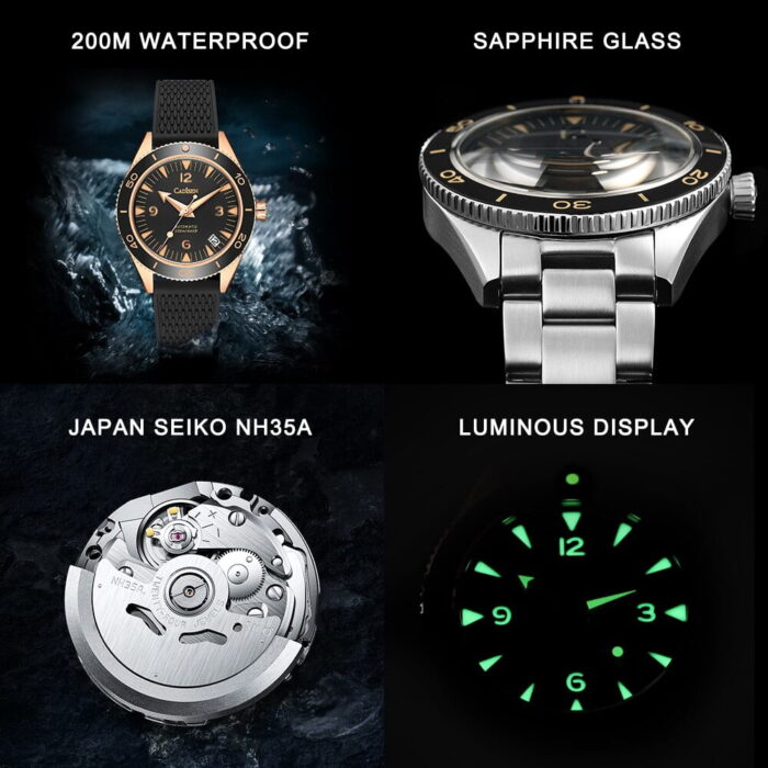 Neue Herrenuhr: Genaue Zeitmessung, robustes Design, wasserdicht & sportlicher Stil – Bild 6