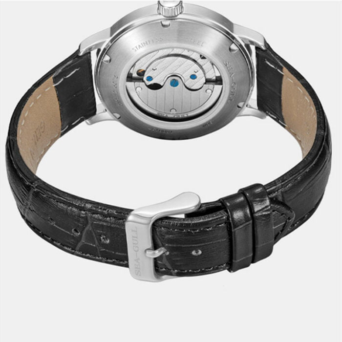Seagull Honor Automatikuhr mit Lederarmband Saphirglas ST17 Bewegung Wasserdicht – Bild 5