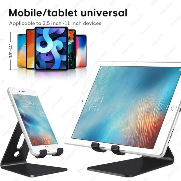 Universal Tablet Stand: Adjustable Viewing for All Devices, Metal Durability & Portable Design für iPad 7,9 9,7 10,5 11 Zoll, Samsung, Xiaomi und Huawei Geräte – Bild 6