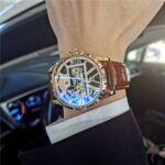 Automatische Edelstahl-Sportuhr mit Mondphase, wasserdichtem Design & robustem Gehäuse, geeignet für verschiedene Stile – Bild 4