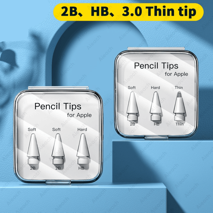 28th Generation iPad Stift mit Bluetooth-Verbindung, kabellosem Laden und 3 Arten von Einsätzen – Bild 1