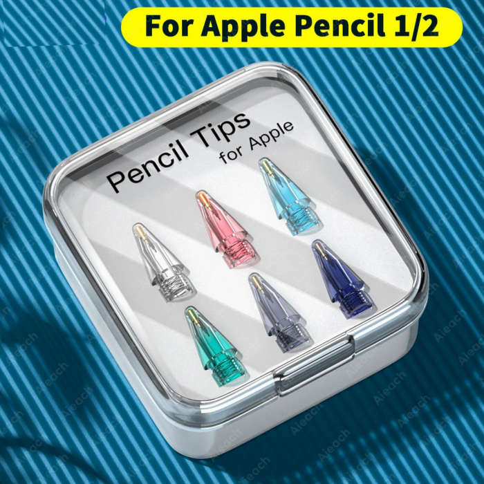 637901132-1.png Ersatz-Spitze für Apple Pencil 1st / 2nd Generation Stift Spitzen mit Case – Bild 1