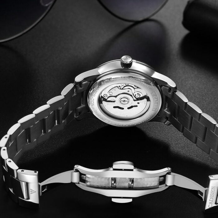 Präzise Zeitmessung: Japan NH36A Auto Mech, Wasserdicht, Edelstahl, Saphirglas – Bild 6