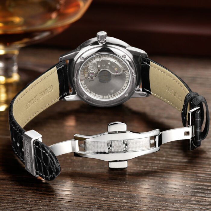 820404303-1.jpg CADISEN Mechanische Armbanduhr Herrenuhr mit Südafrika-Diamanten und präziser MIYOTA 9015 Technik – Bild 3