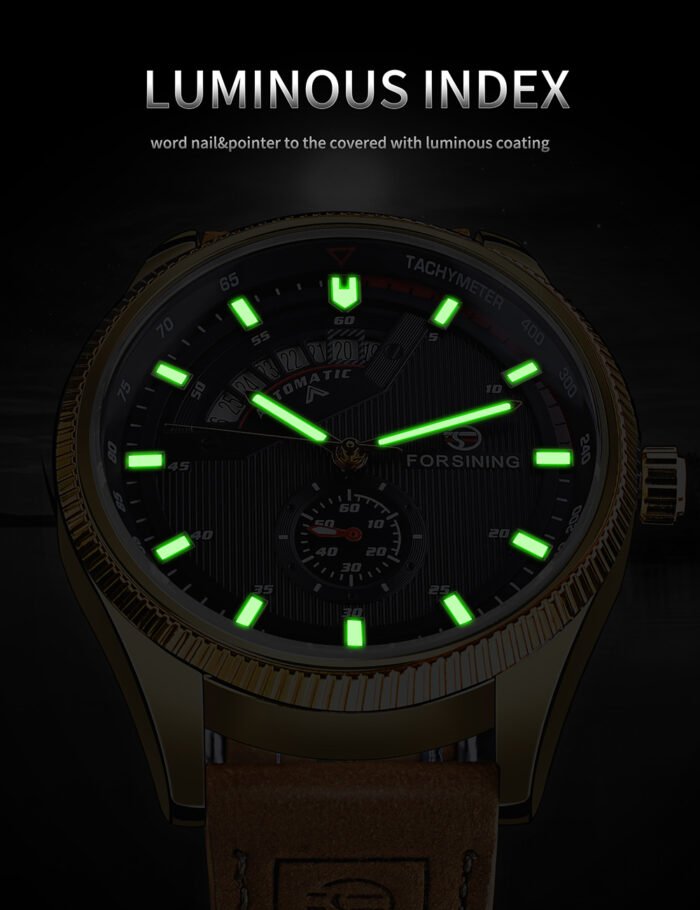 H5669c0f0313947bca7fed7e9e776b7456.jpg Herren Mechanische Armbanduhr Mode Automatische Herren Outdoor Uhr Mit Datumsanzeige Leder Wasserdichte Analoguhren – Bild 4