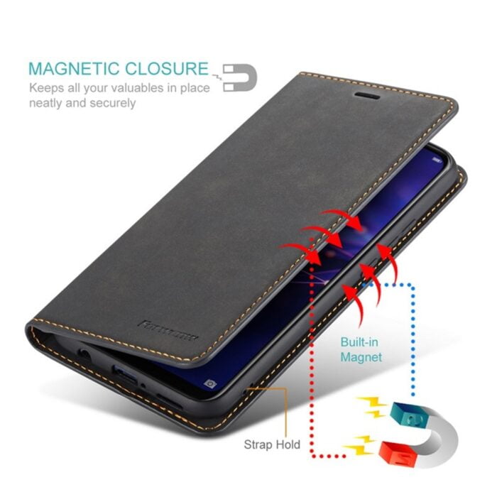 Thin Case for iPhone 12 Mini 11 Pro XS Max XR 8 7 6s 6 Plus SE 2020 Suede Magnetic Flip Cover Phone Wallet Bag – Bild 4