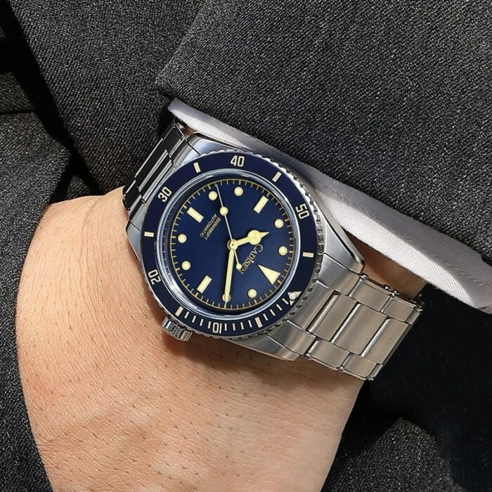 Luxuriöse NH35 38mm Automatik-Uhr für Männer mit Saphirglas, wasserdicht, Edelstahlgehäuse – Bild 3