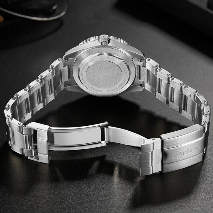 Luxuriöse NH35 38mm Automatik-Uhr für Männer mit Saphirglas, wasserdicht, Edelstahlgehäuse – Bild 2
