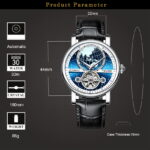 TEVISE Automatic Watch Man Luxury Sport Mechanical Watches Mens Hollow Luminous Skeleton Tourbillon Wristwatch Relogio Masculino – Bild 3