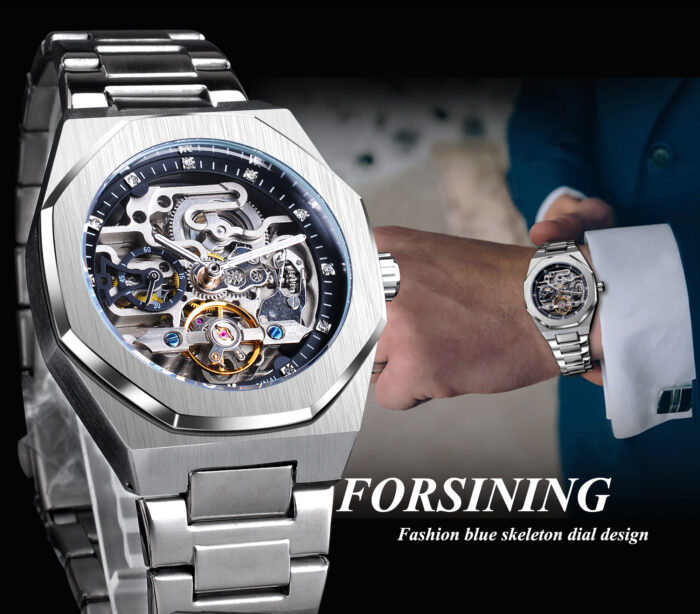 Hd8e74a61e1f44b698f3fe04d38fe5d70k.jpg Armbanduhr Automatische Mechanische Uhr Skeleton Herren Armbanduhren – Bild 3