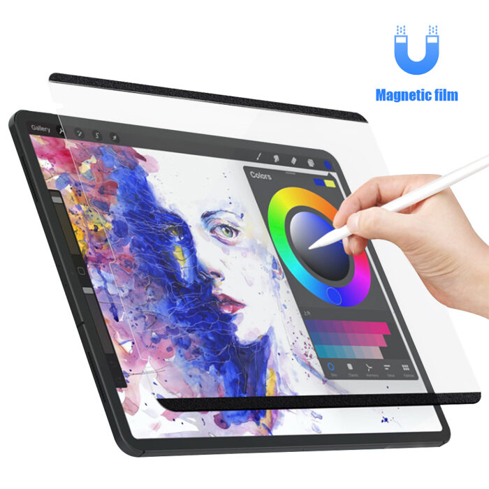Hf8a657981005478689f1b9b05c851d83t.jpg Like Writing on Paper Feel Removable Magnetic Screen Protector Film for iPad Series – Bild 1