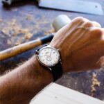 Lobinni Herrenuhr mit Automatikwerk, Datum Anzeige, separater Sekundenanzeige und Leder Band – Bild 3