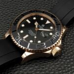 Mechanical Wristwatches Men Automatic Top Luxury Brand Watch Mens Gold Stainless Steel Sapphire Glass Silicone Watch New CASENO – Bild 3