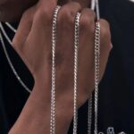 Hip Hop Cuban Chain Necklace for Men Women Punk 3 To 7 MM Stainless Steel Choker Necklace Vintage Jewelry Accessories – Bild 5