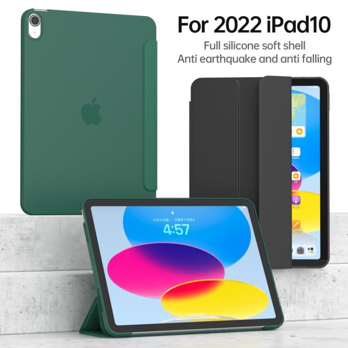 For iPad 10 2022 10th Generation A2696 Tablet Kids Magnetic Folding Smart Cover Funda for Apple iPad 10 9 Inch 2022 Case – Bild 1