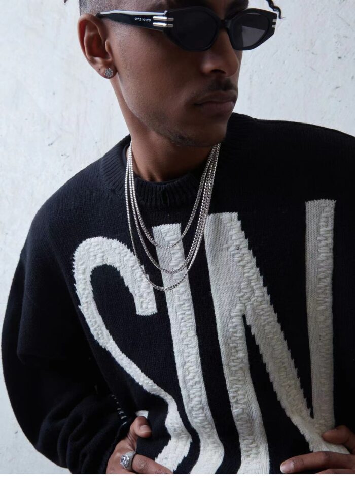 Hip Hop Cuban Chain Necklace for Men Women Punk 3 To 7 MM Stainless Steel Choker Necklace Vintage Jewelry Accessories – Bild 4