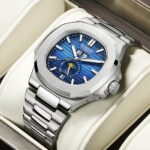 Luxury Watch Automatic Sports Men's Mechanical Watch Top Brand Moon Phase Wristwatches Homage Multi-function Clocks OUSHIDU 2022