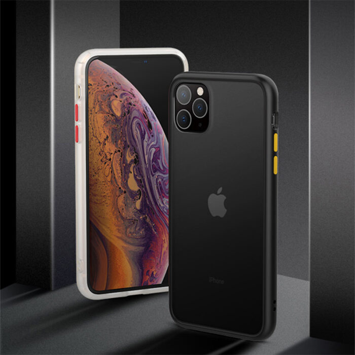 Luxury Matte Transparent Silicone Shockproof Phone Case For iPhone 11 12 Pro Max Mini X Xs XR 7 8 Plus SE 2 2020 Hard Back Cover – Bild 2