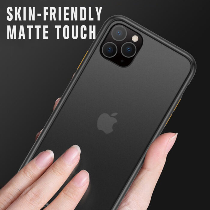 Luxury Matte Transparent Silicone Shockproof Phone Case For iPhone 11 12 Pro Max Mini X Xs XR 7 8 Plus SE 2 2020 Hard Back Cover – Bild 3