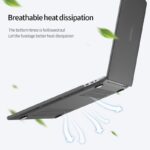 MacBook Air 13 Zoll Hülle | Kompatibel mit MacBook 13,3 Air A1932 A2179 A2337 | Schutzhülle Hartschale mit Tastaturschutz | Transparent – Bild 3