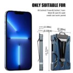 Brieftasche Kartenhalter Portemonnaie Ausweishalter Geldklammer aus Aluminium RFID Blocking – Bild 5