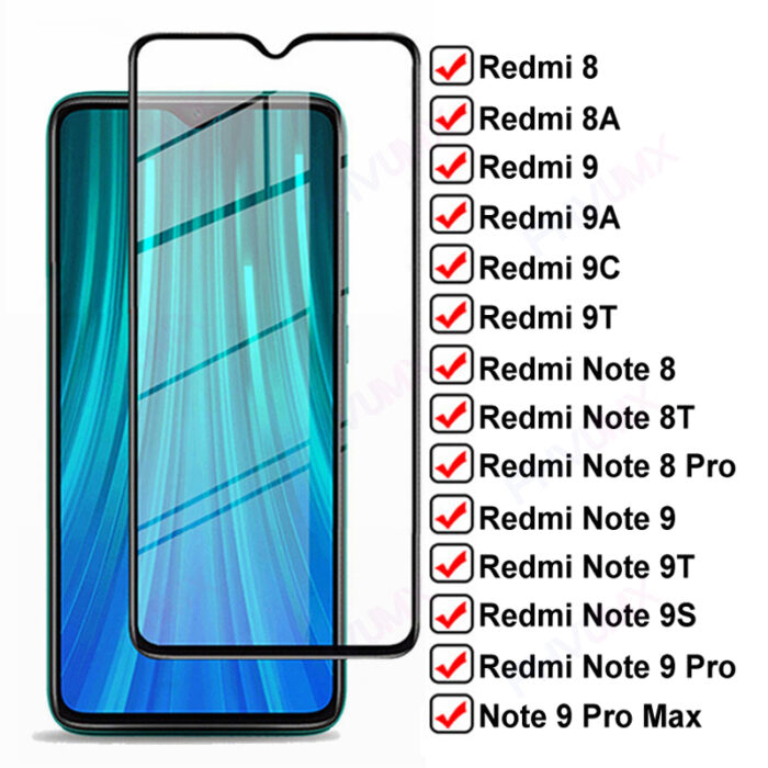 H709c6d4d755848358f648d9b352023daa.jpg 11D Full Tempered Glass For Xiaomi Redmi 8 8A 9 9A 9C 9T Screen Protector Redmi Note 8 9 Pro Max 8T 9T 9S Protective Glass Film – Bild 1