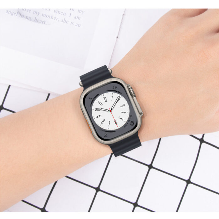 Band Strap Silicone Bracelet Loop for Apple watch ultra 49mm 44mm 40mm 45mm 41mm 42mm 45 mm – Bild 4