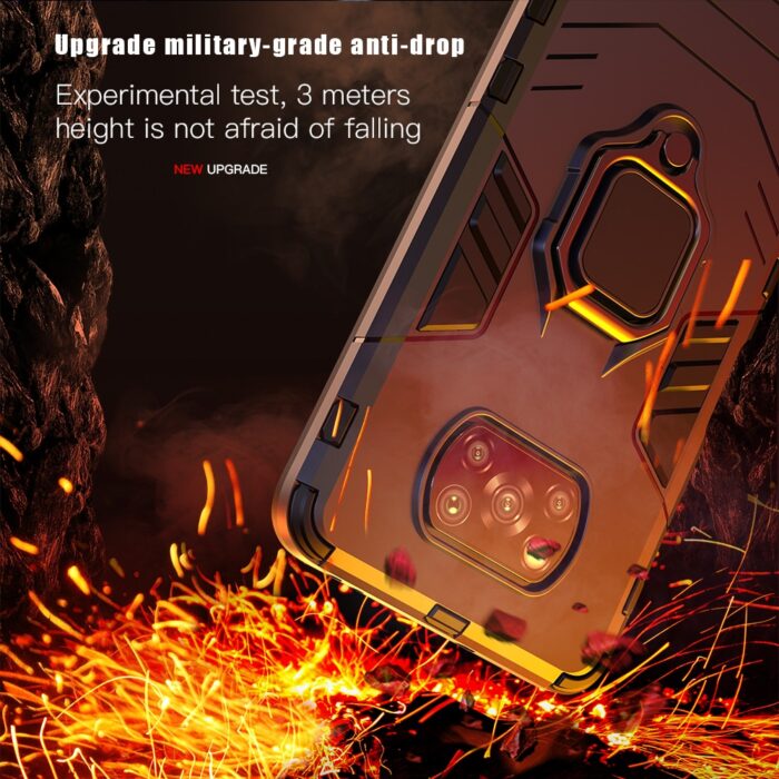 Schutz vor Stößen: Stoßfestes Rüstungsgehäuse für Xiaomi POCO X3 NFC, F2 Pro & mehr – Bild 4