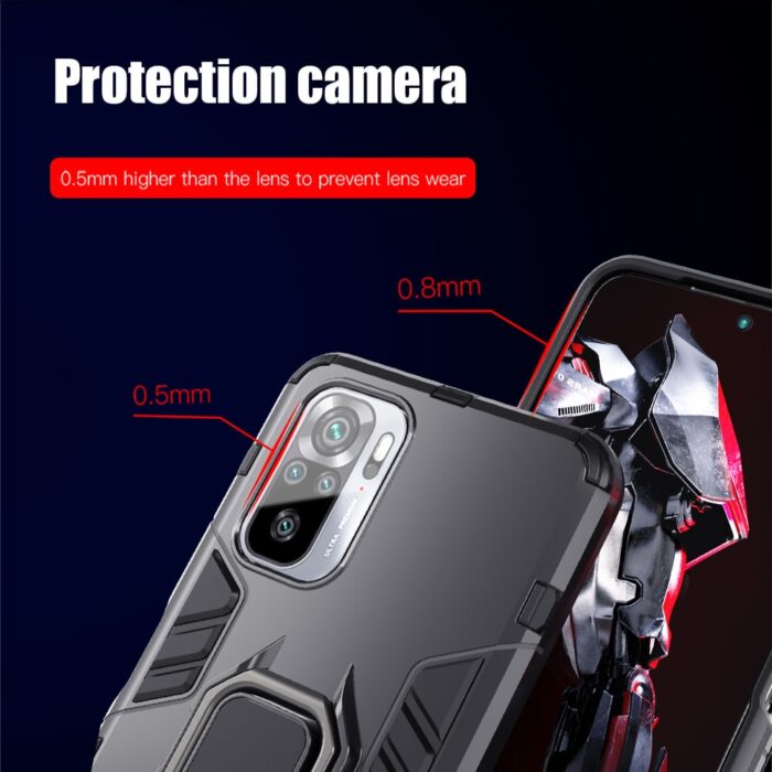 Hochwertiger Stoßschutz-Schutzcase für Xiaomi Redmi Note 10, 10S, 10 Pro Max, Redmi 9, 9A, K40 Pro, Note 9T PRO – Bild 4