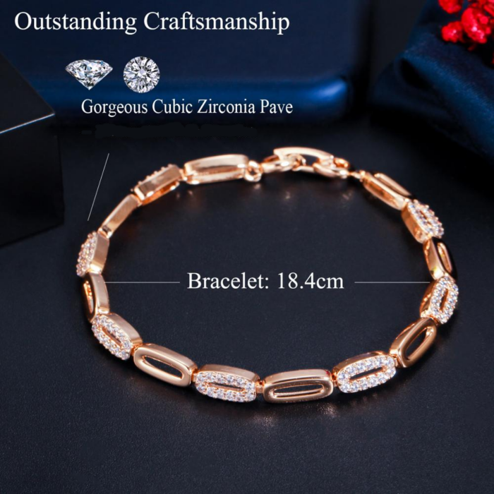 CWWZircons Sparkling Mirco Pave CZ Stone Trendy Women Gold Color Bracelet Bangle Jewelry Accessories Bijoux Femme 2020 CB236 – Bild 6
