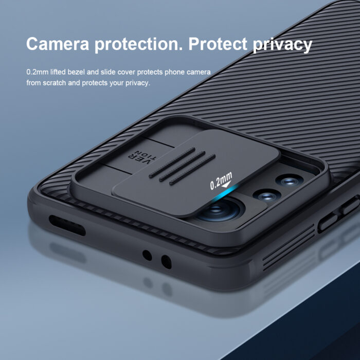 Nillkin für Xiaomi 12T Pro Fall CamShield Pro Hülle, mit Kamera Slider Cover Protector Hard PC + TPU Abdeckung – Bild 3