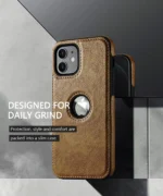 Hochwertige Kunstleder Handyhülle für iPhone 15/14/13/12 Pro Max - Anti-Kratz, Wasserbeständig – Bild 2