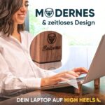 Bullverse Laptop Ständer 13-17 Zoll | Modernes Schreibtisch Zubehör | Ideale Laptop Erhöhung für Schreibtisch | Anpassbar an MacBook, Notebook & Co | Must-Have Laptop Zubehör… – Bild 2
