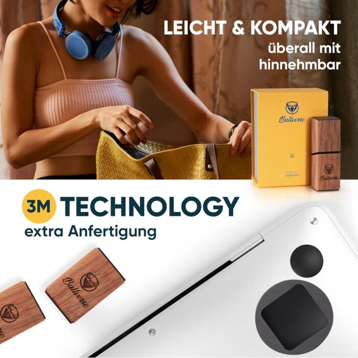 Bullverse Laptop Ständer 13-17 Zoll | Modernes Schreibtisch Zubehör | Ideale Laptop Erhöhung für Schreibtisch | Anpassbar an MacBook, Notebook & Co | Must-Have Laptop Zubehör… – Bild 4