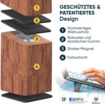 Bullverse Laptop Ständer 13-17 Zoll | Modernes Schreibtisch Zubehör | Ideale Laptop Erhöhung für Schreibtisch | Anpassbar an MacBook, Notebook & Co | Must-Have Laptop Zubehör… – Bild 3