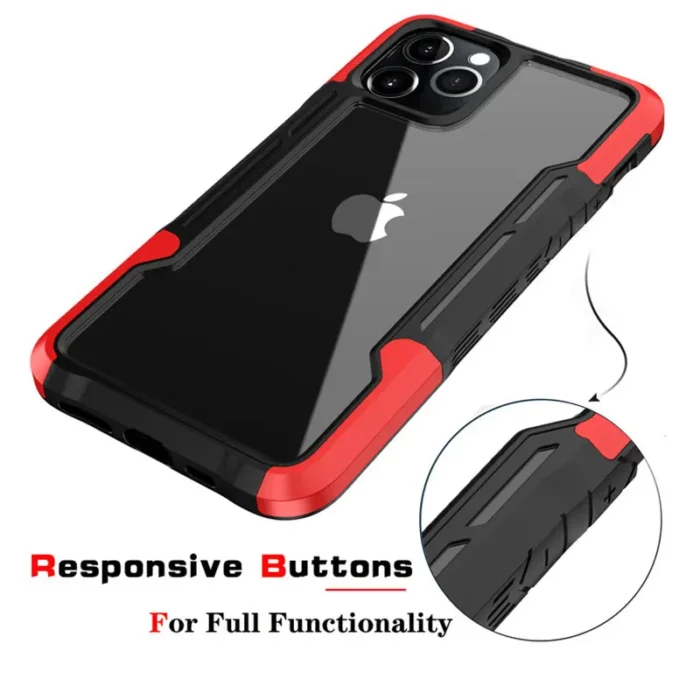 X XR Transparent Shockproof Fashionable Phone full-screen Case For iPhone – Bild 4