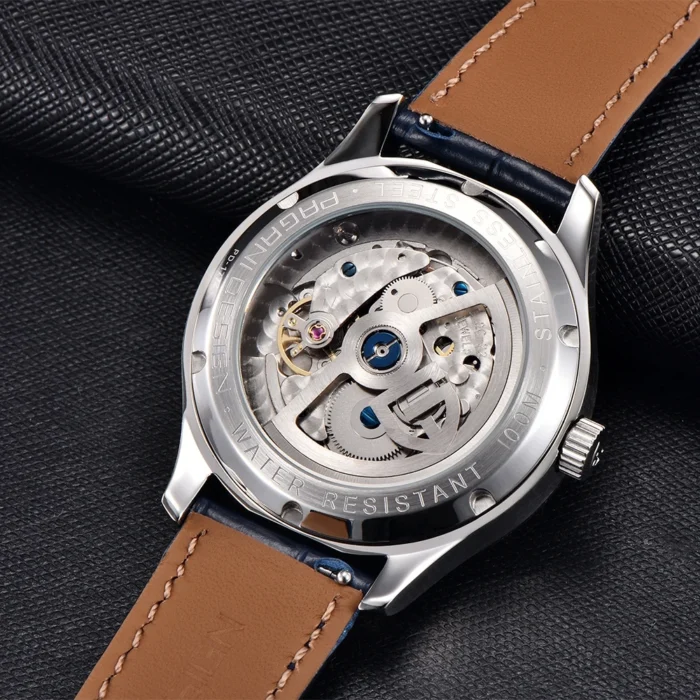 PAGANI DESIGN Herren Automatik Uhr mit Saphirglas, 41 mm, Power Reserve, Wasserdicht, Edelstahl – Bild 5