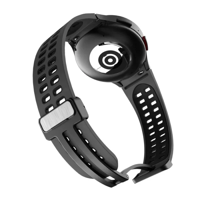 Silikonarmband 20mm für Samsung Galaxy Watch 4/5/6 Pro Atmungsaktiv Sport – Bild 3