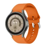 Armband für Samsung Galaxy Watch 40/42/44/46mm schwarz Silikon – Bild 3