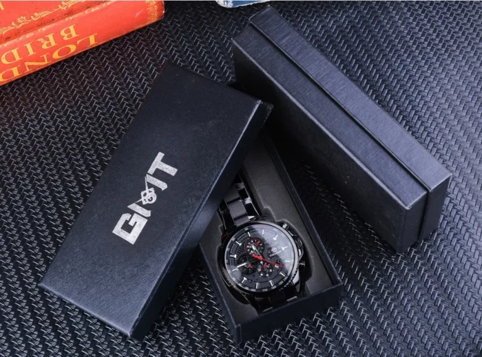 Edelstahl Automatik Uhr Herren Armbanduhr Drei Zifferblatt Kalender Sportlich – Bild 12