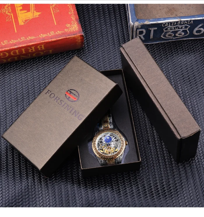 Mechanische Uhr Edelstahl 44 mm Automatische Armbanduhr Wasserdicht – Bild 6